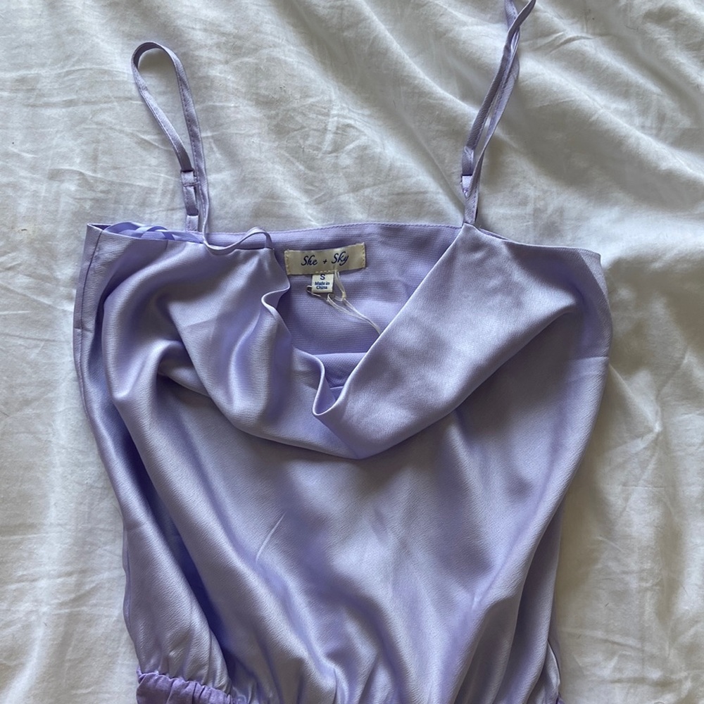 Cowl neck body suit